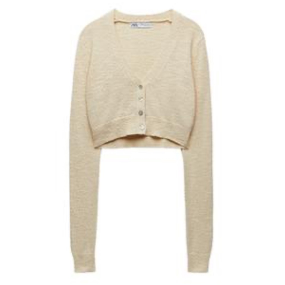 KNIT CROPPED JACKET